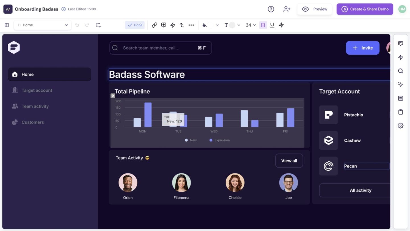 personalize your demo