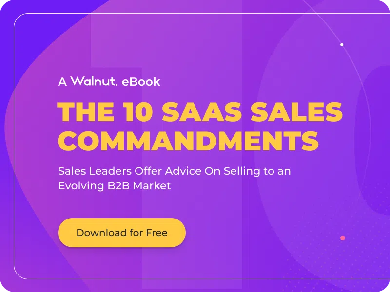 The 10 SaaS Sales Commandments eBook