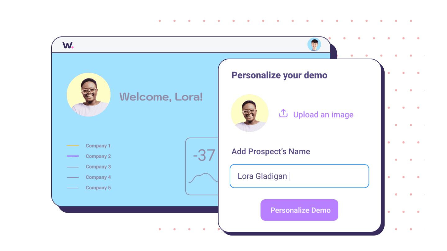 Personalize product demos