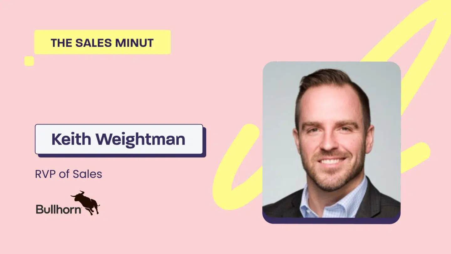 Sales MiNUT - Keith Weightman