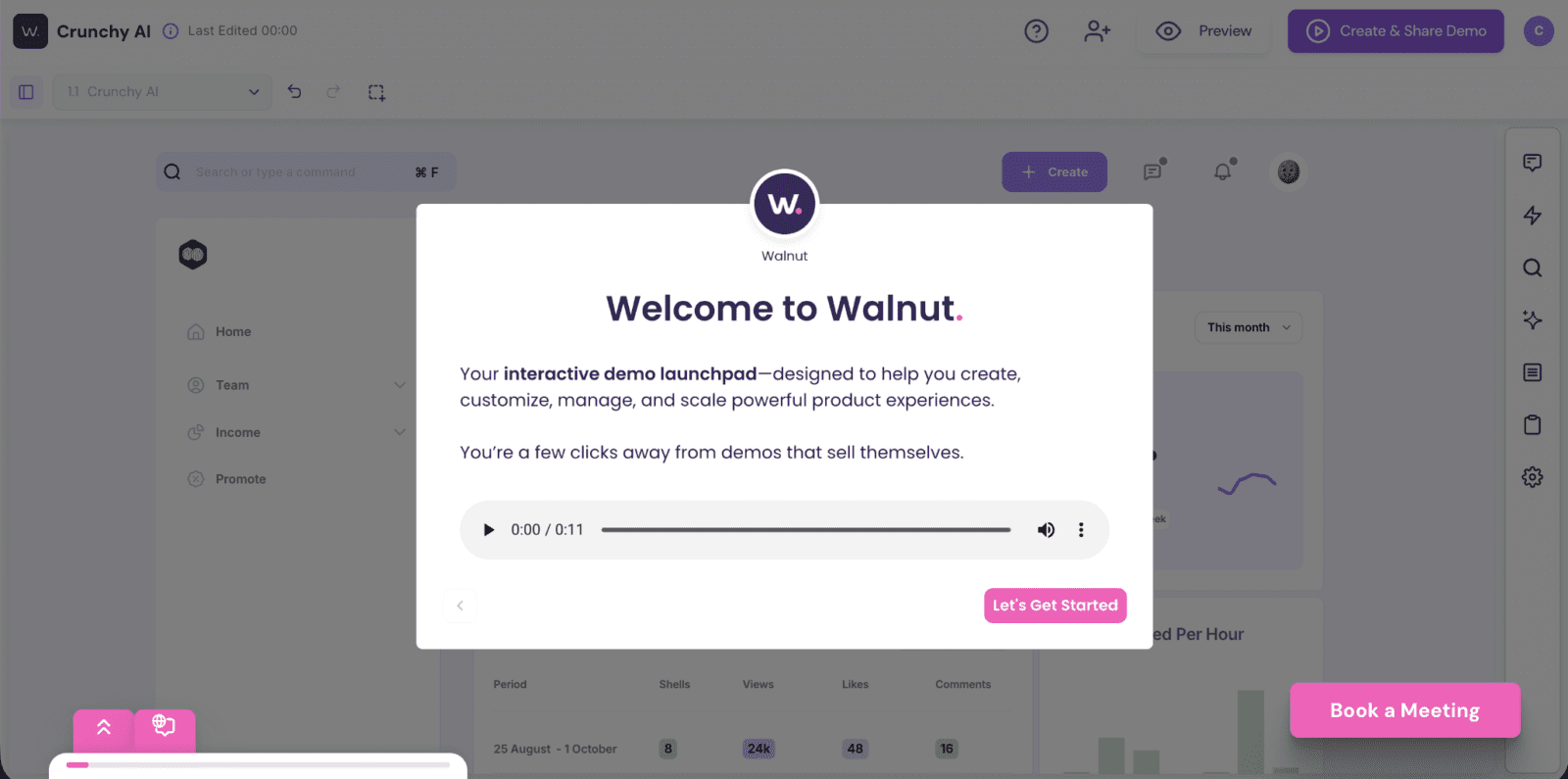 AI Demo Platform | Create Demos in Minutes | Walnut